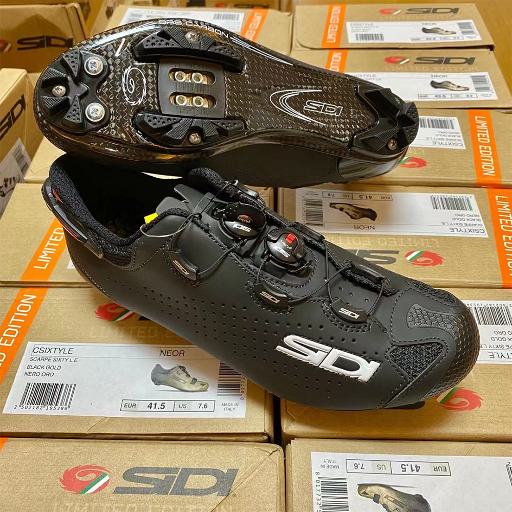 SIDI TIGER 2 Giày đi xe đạp Carbon nam giới giày xe đạp MTB đi qua vùng núi đôi giày thi đấu điền kinh băng đồng